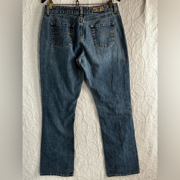 Twenty X Jackson Baggy Rise Blue Jeans Size 9/10 x 34 Western Cowgirl Denim Work - Picture 15 of 16